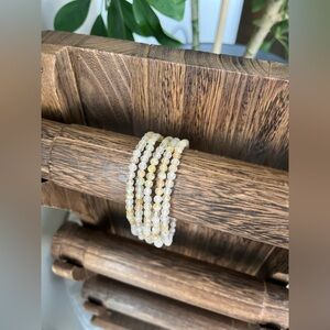 Faceted citrine bracelet